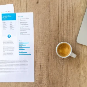 Dokumenty aplikacyjne, CV, kubek kawy - Profesjonalne CV - usługa napisania CV od podstaw